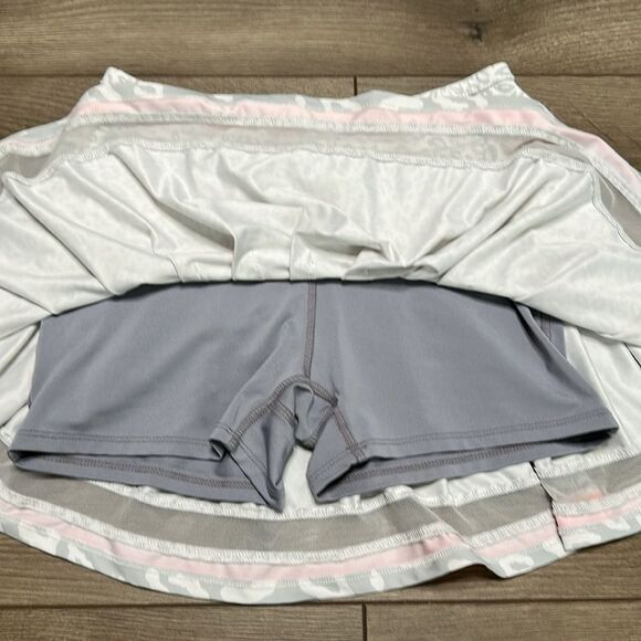 Lucky In Love 14” High‎ Rise Pleated Animal Print Tennis Skirt Skort Size Small - Picture 4 of 10
